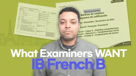 시험관이 직접 밝히는 IB 프랑스어(French) B 고득점의 기준