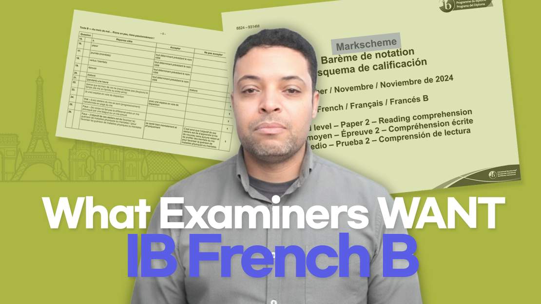 시험관이 직접 밝히는 IB 프랑스어(French) B 고득점의 기준