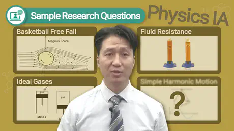 IB 물리 (IB Physics) IA 성공을 위한 10가지 뛰어난 주제